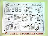 foto de instrucciones de montaje de la caja del pc - ensamblaje de pc - bricolaje de ordenadores