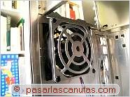 foto de ventilador de caja a la altura de la CPU - ensamblaje de pc - bricolaje de pc