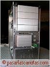foto del frontal de la caja del ordenador sin la tapa - ensamblaje de pc - bricolaje de pc